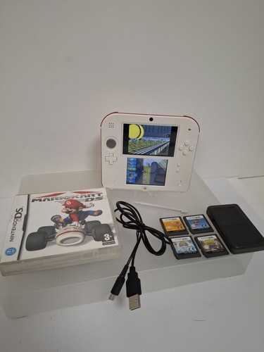 Nintendo 2ds white - nintendo, white/red