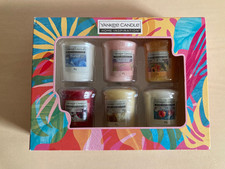 Set of 6 Yankee Candle Home Inspiration votive scented candles, boxed