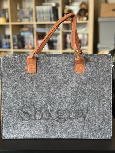 Grey sbxguy felt - ‘sbxguy’, tote