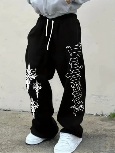 Men gothic y2k sweatpants - gothic,
