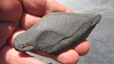 Local black shale spear head
