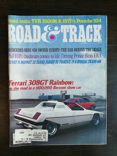 Road track magazine - road,