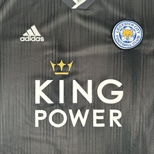 Rare Original Leicester City 2019/2020 Away Football Shirt Excellent Mens Large