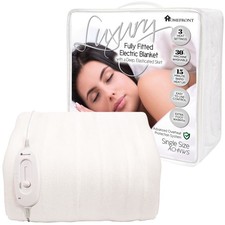 Heated Blanket Electric Single Size Mattress Cover Machine Washable