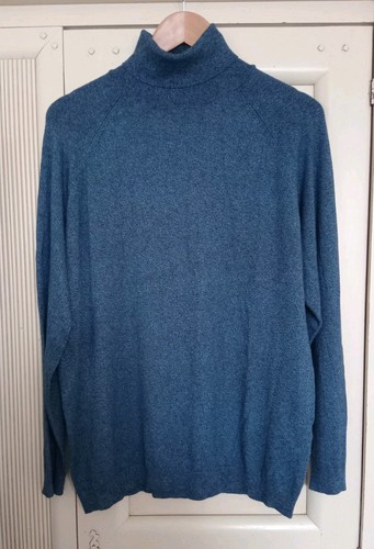 Zara man blue roll - roll, neck