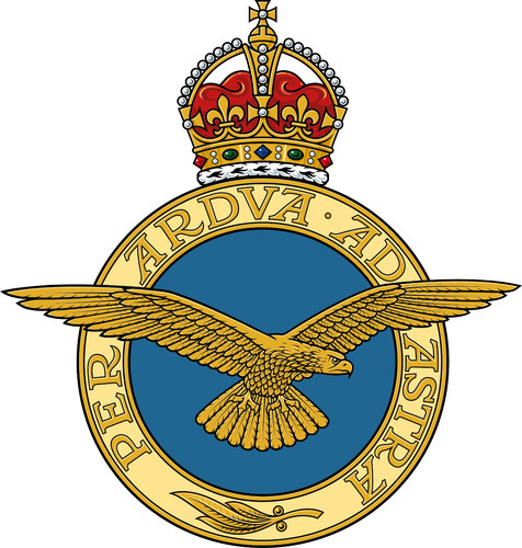 Raf squadrons king crown - king's,