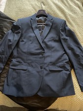 Next Dark Navy Blue Suit L