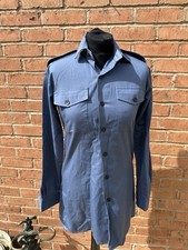 Blue RAF Men's Long Sleeve Shirt Working Dress - Collar size 32/34