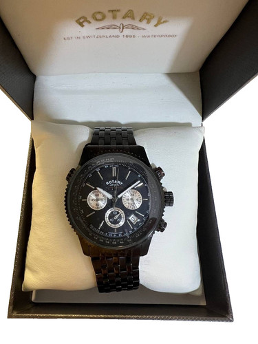 Rotary watch men coronograph