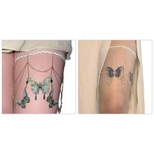 Butterfly Tassels Thigh Chain