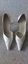 Rainbow Club Satin Ivory Bridal Shoes Size 7 UK Worn Once