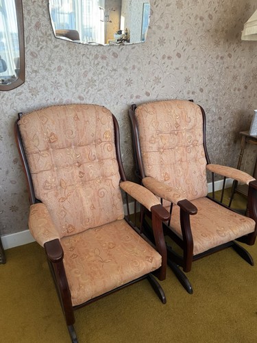 Pair vintage mid - of, mid-century