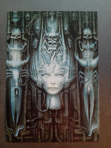 Giger art postcard no - h,