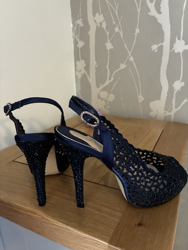 Moda pelle navy peep - moda,