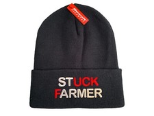 Stuck Farmer Beanie Hat. Anti Kier Starmer Logo. Christmas Gift For All Farmers