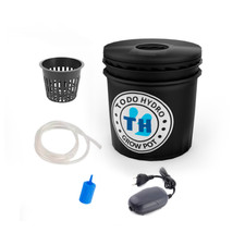 Grow Pot Economic 2gal DWC Hydro Bucket Kit with Air Pump & Accessories