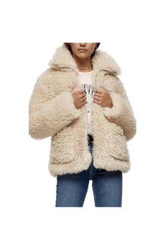 Topshop faux shearling - faux, teddy