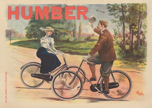 Humber vintage bicycle poster - bicycle,