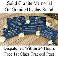 Personalised engraved granite - engraved,