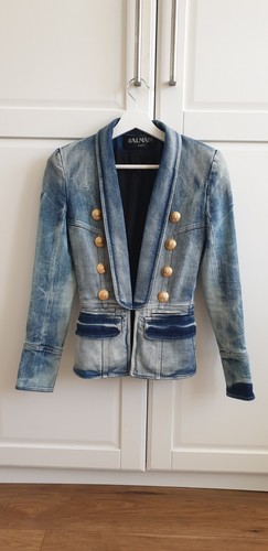 Balmain classic denim military - balmain,