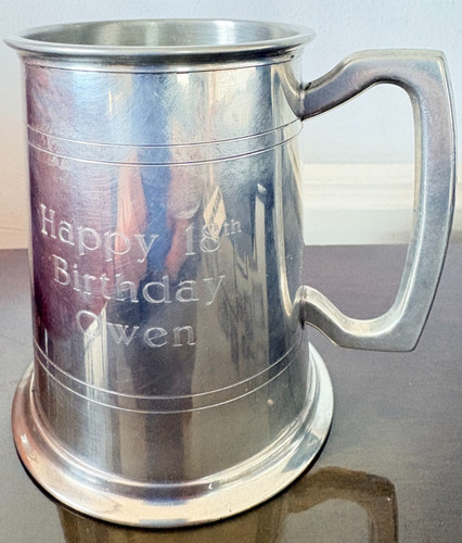 Wentworth pewter tankard - wentworth,