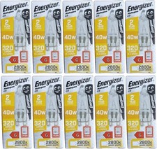 10 X ENERGIZER G9 40W DIMMABLE