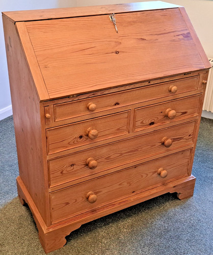 Solid pine simple - solid, desk