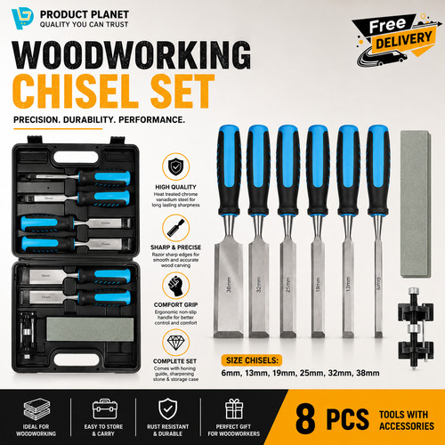 Professional wood chisel set - wood,