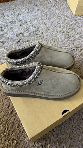 Ugg tasman grey suede slip - ugg, slip-on