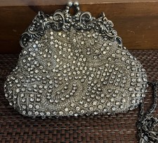 Butler & Wilson Vintage Crystal Beaded Evening Bag with Chain Strap