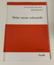Petite Messe Solennelle. Mixed Choir And Piano/Organ. Vocal Score Paperback... 