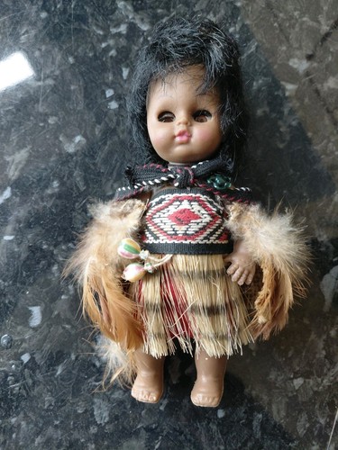 Old maori doll - old,