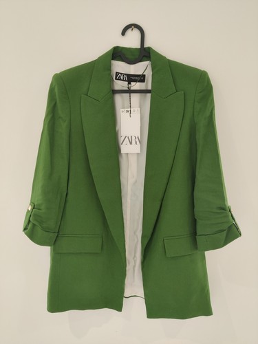 Zara women green rolled - green,