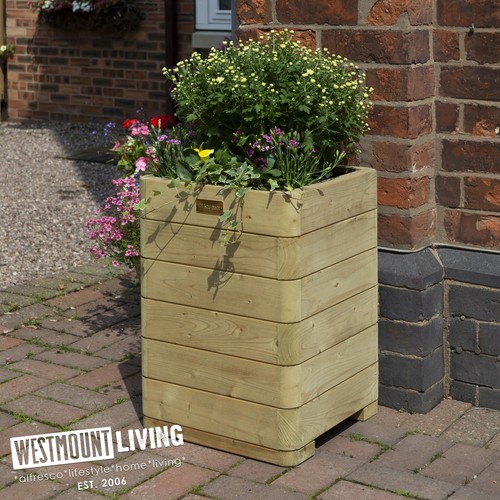 Wooden timber tall square - wooden,
