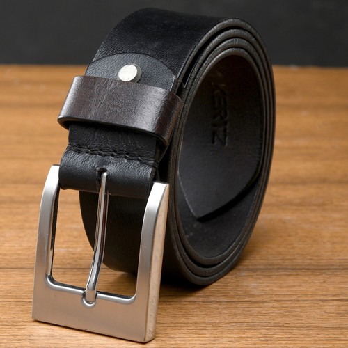 Mens leather belts width - mens, 1.5