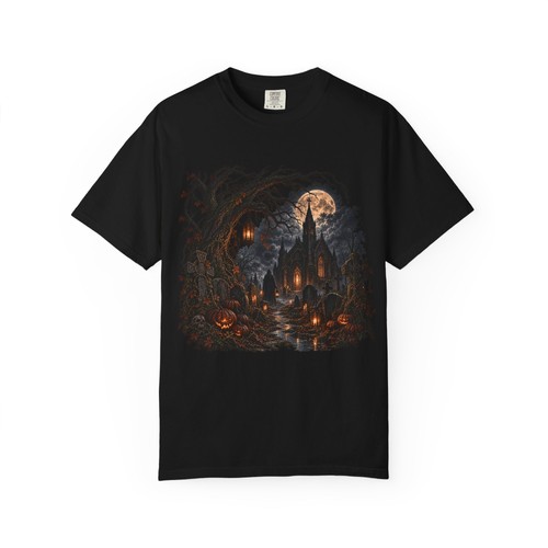 Halloween haunted castle - halloween,