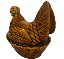 Vintage Ceramic Hen Egg Holder