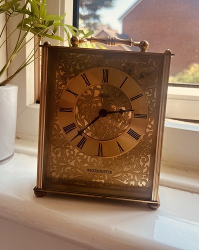 Vintage minster brass - minster, mantel