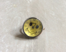 Smiley Happy Face Ring Watch