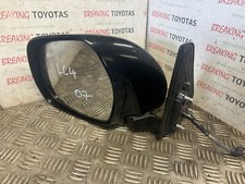 Toyota Land Cruiser Wing Mirror 03-09 J120 Passengers Left Door Black Powerfold