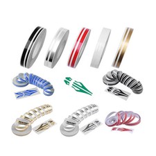 1 Roll Double Line 12mm Vinyl Pinstriping Pin Stripe Car Tape Decal Sticker