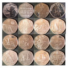 RARE Olympic 50p Coin Commemorative Decimal Circulated Coins JUDO FLOPSY JEMIMA