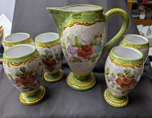 Vintage glazed pottery - vintage,