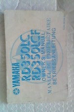 yamaha rd 250 350 ypvs 1ua owners handbook "SEE DESCRIPTION"