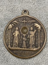 Vintage Holy Family Pendant