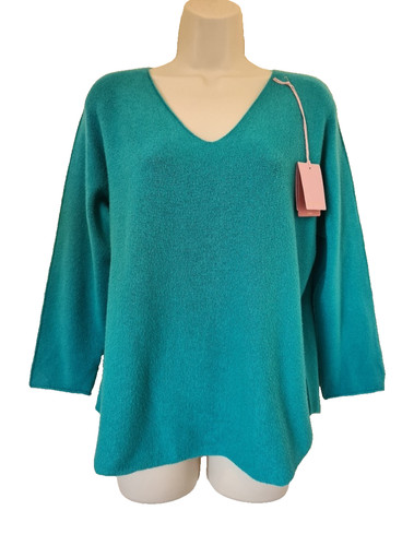 Italian soft knit jumper - jumper, v