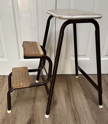 Vintage 1970s step stool - 1970s,