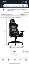GTForce EVO CT – Racing Style Gaming / Office Chair (Black & Grey)