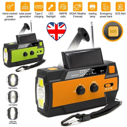 4000mah wind solar radio - up,