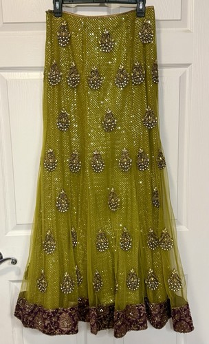 Chartreuse green sequin - chartreuse,